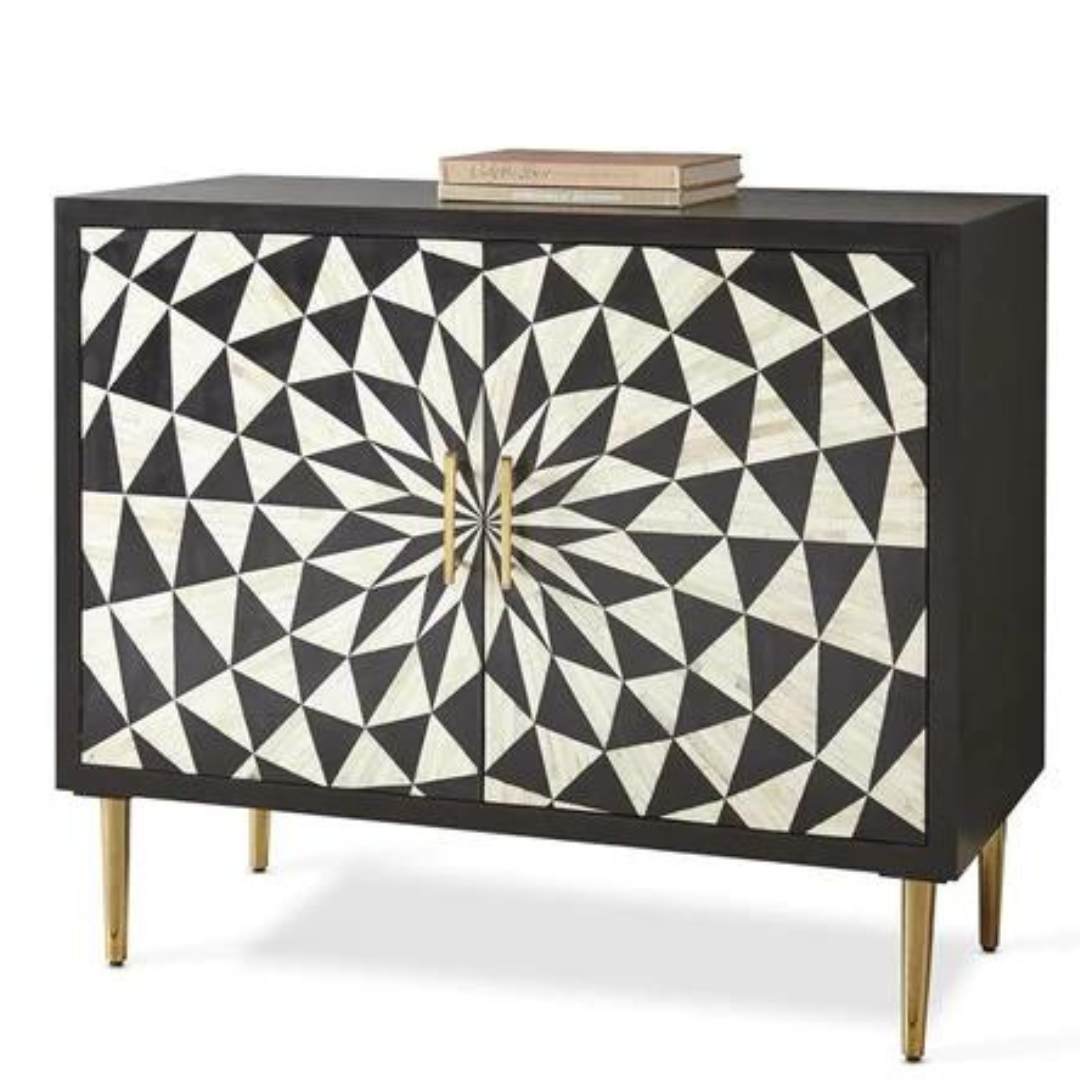 Miraya Inlay Sideboard - Black