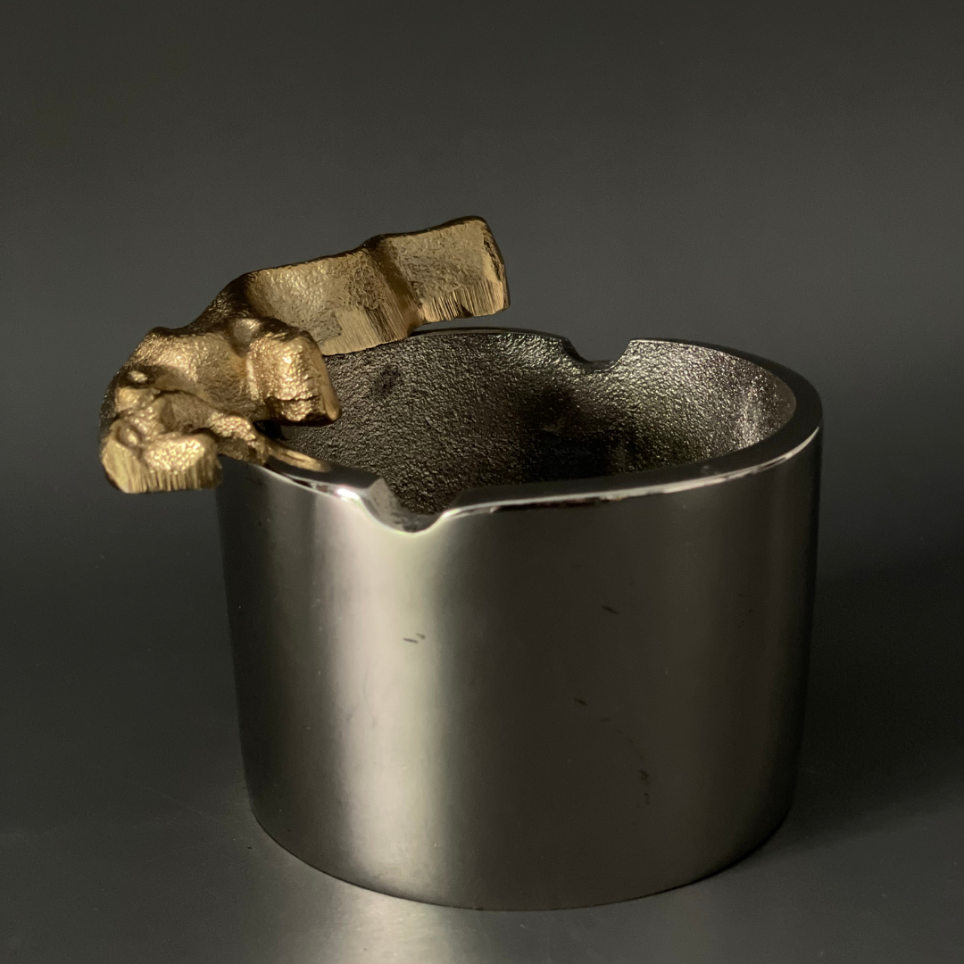 metal ashtray