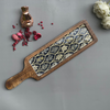 Bat Platter - Blue Flora
