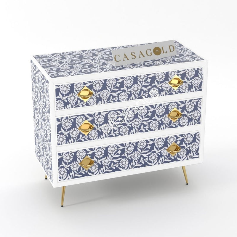 Inlay Chest of Drawers - Sunflower