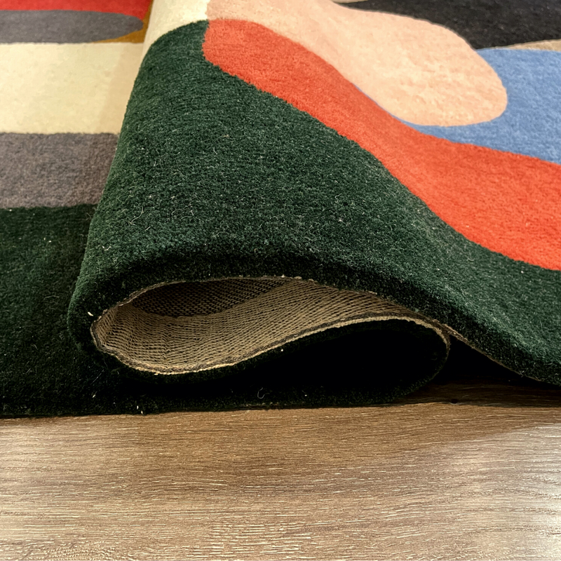 Handknited Abstract Love Rug