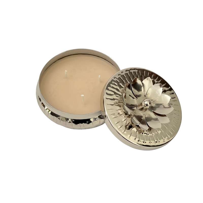 Lotus Soy Wax Scented Candle Jar