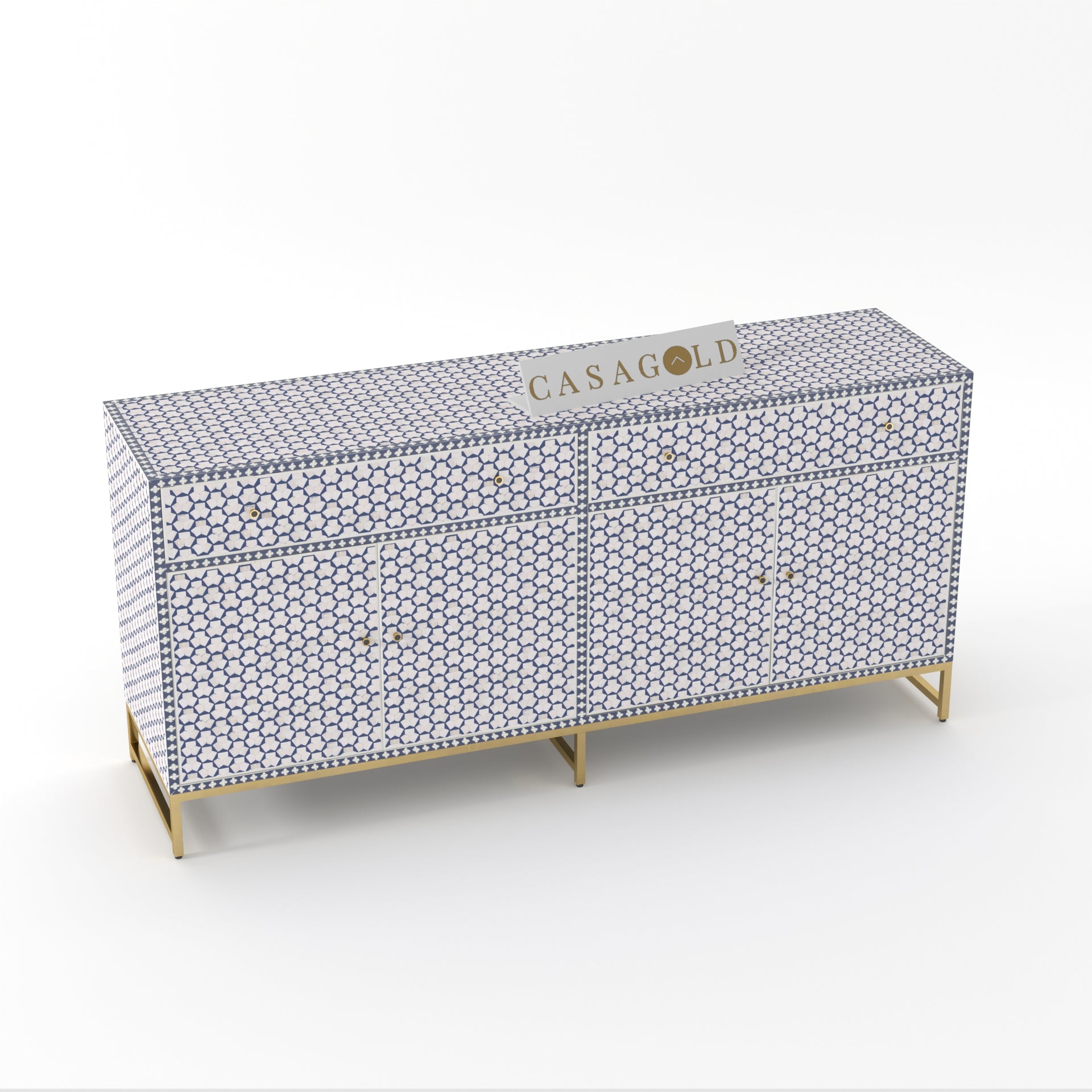 Art Deco Inlay Sideboard	