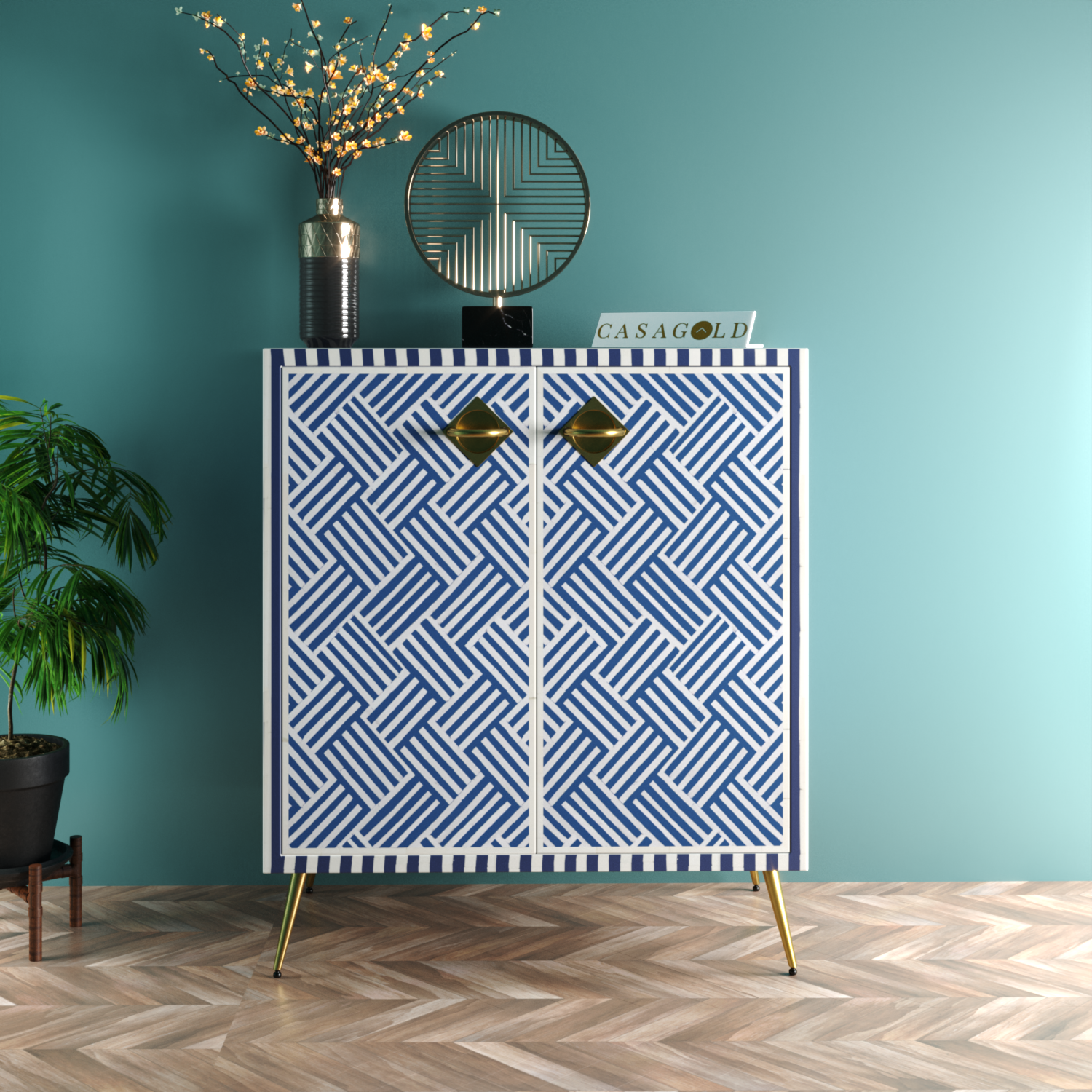 Chevron Indian Traditional Bone Inlay Chest. shoe cabinet with seat locking liquor cabinet