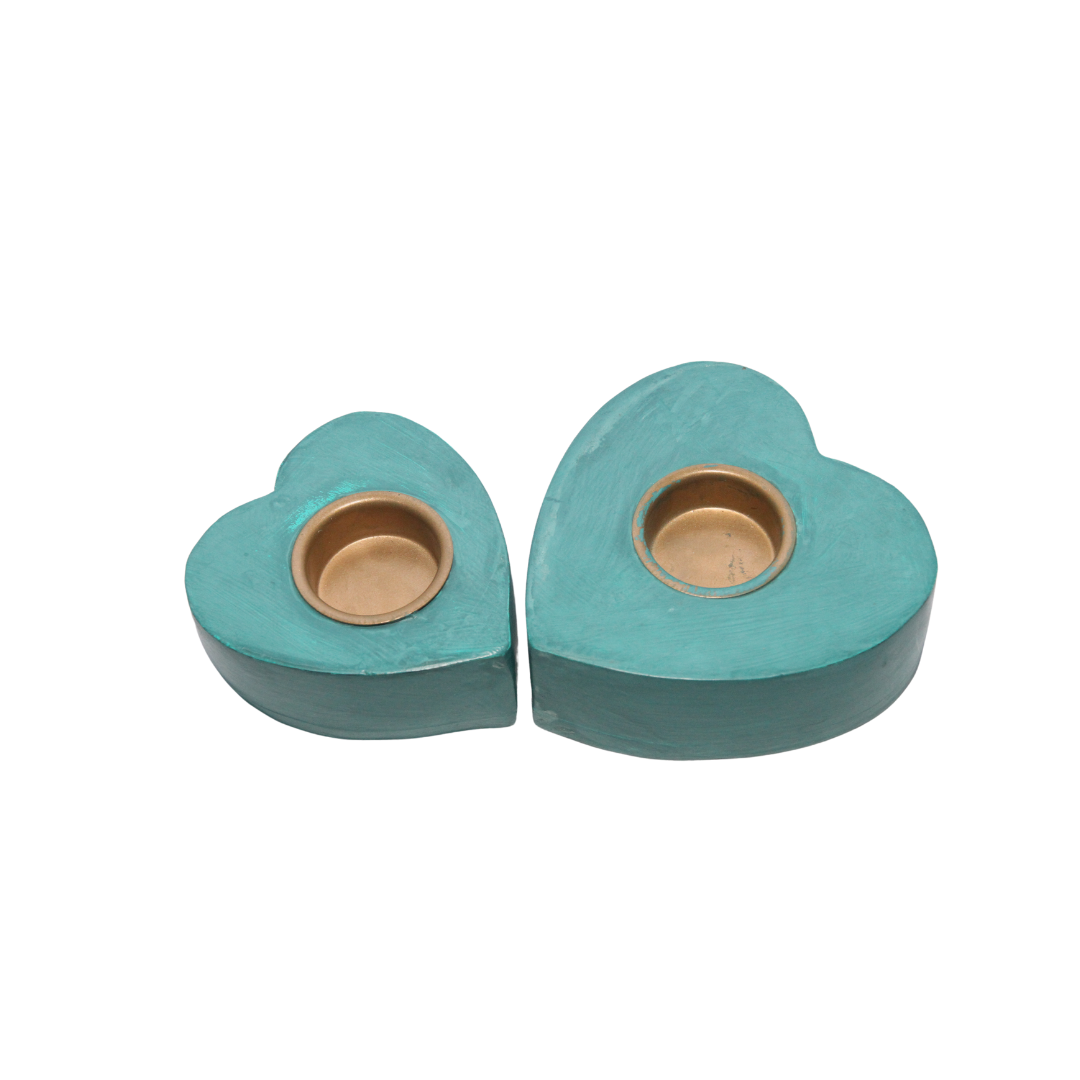 Colorful Heart Candle Holder for Vibrant Decor	