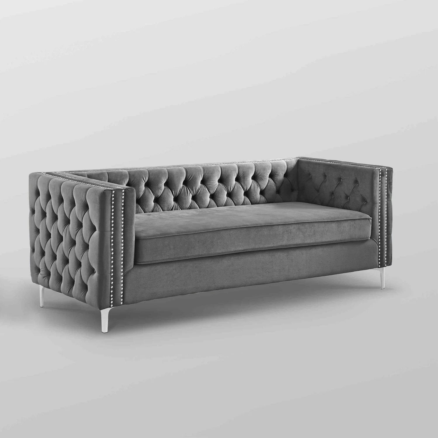 Convertible sleeper luxury sofa with built-in storage
