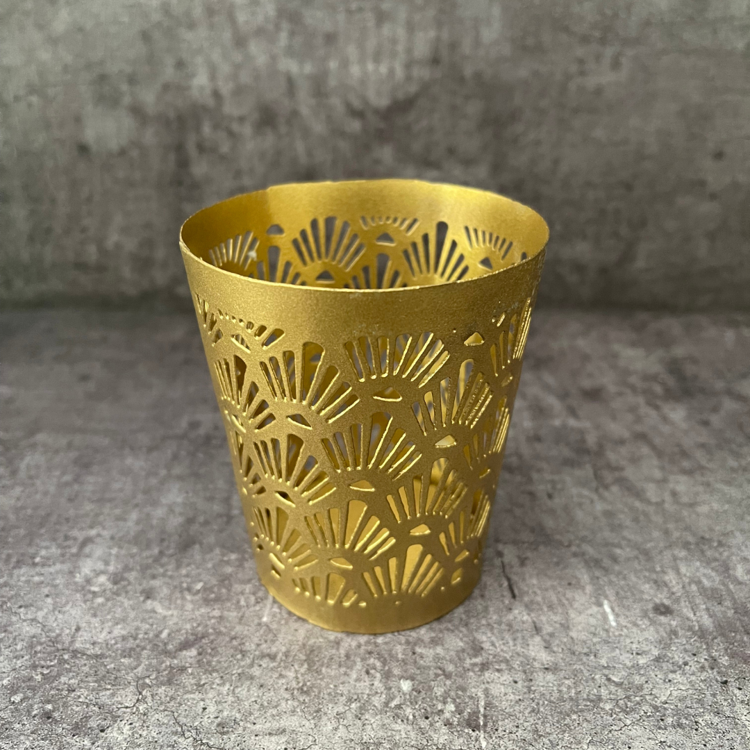 Decorative Brass Candle Holder for Living Room	