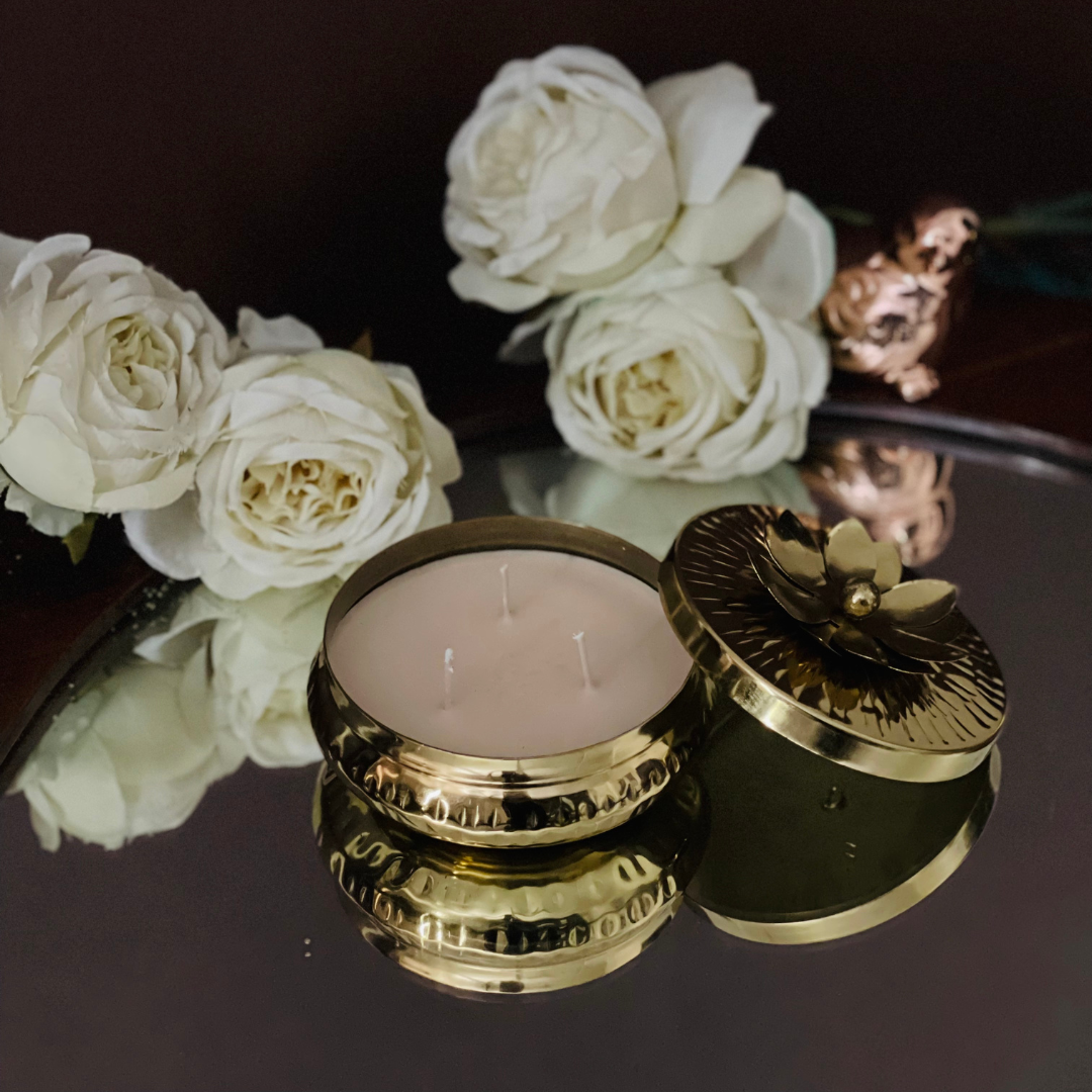 Decorative Pillar Wax Candle for Home Decor	