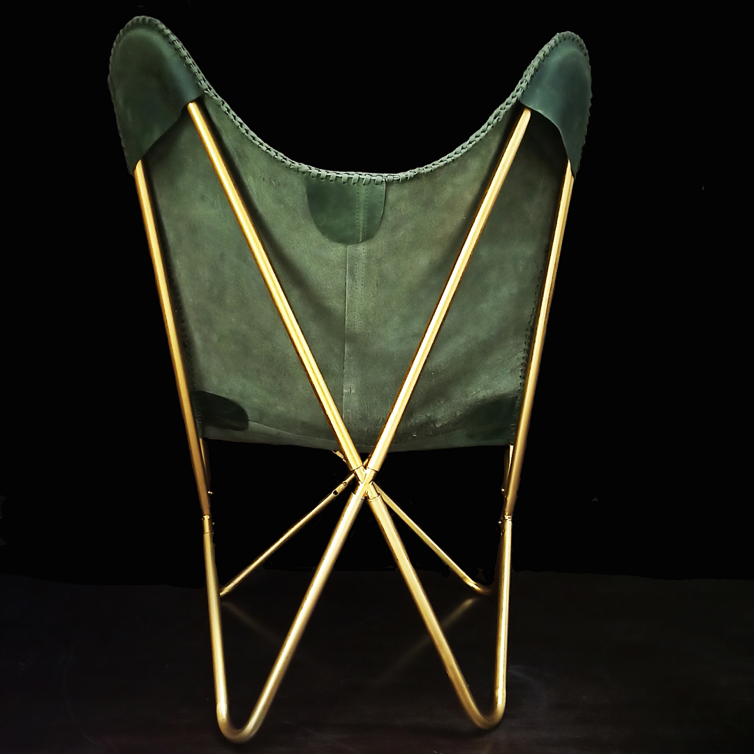Eco-friendly vegan leather lounge chair with sustainable design
