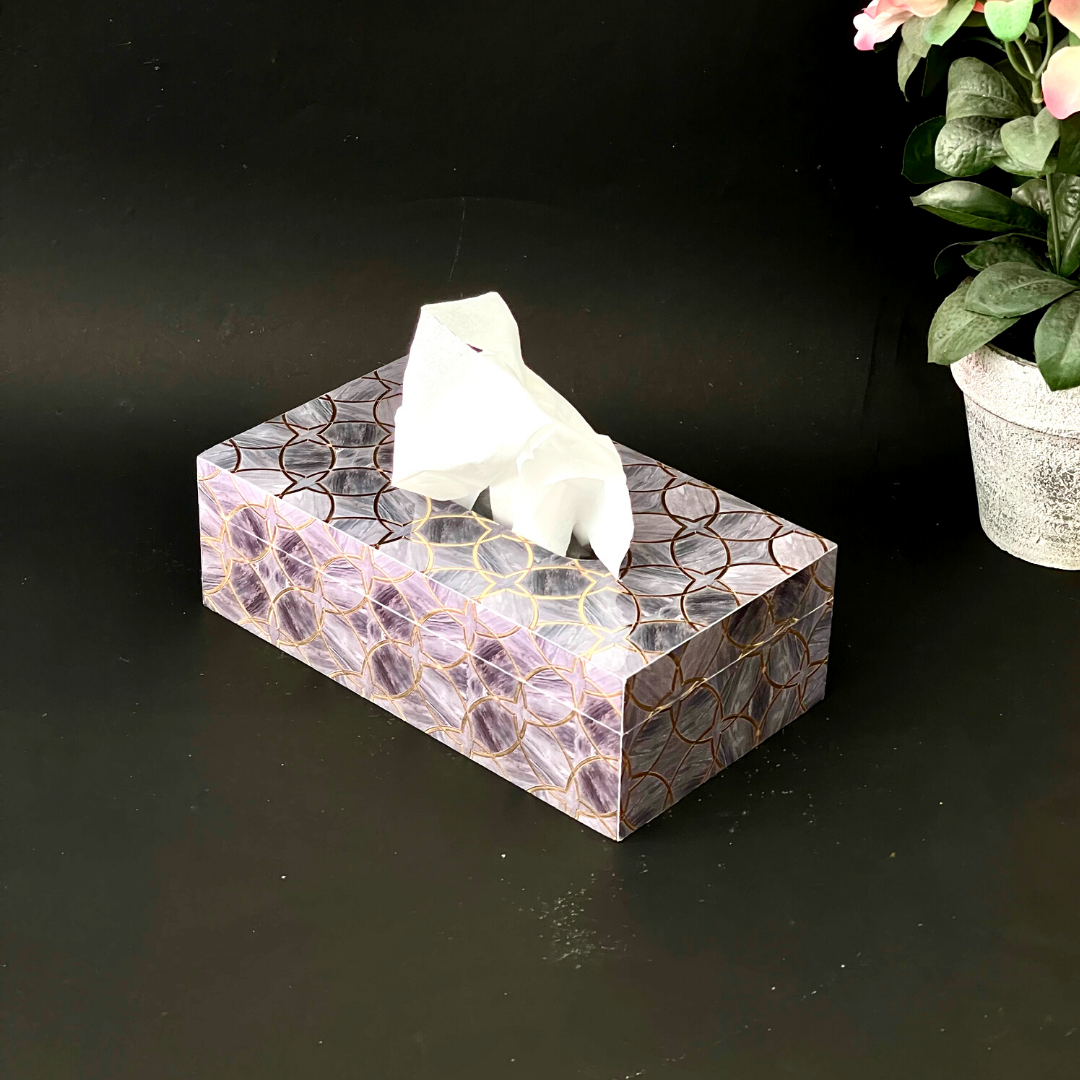 Elegant tissue box for upscale home decor
