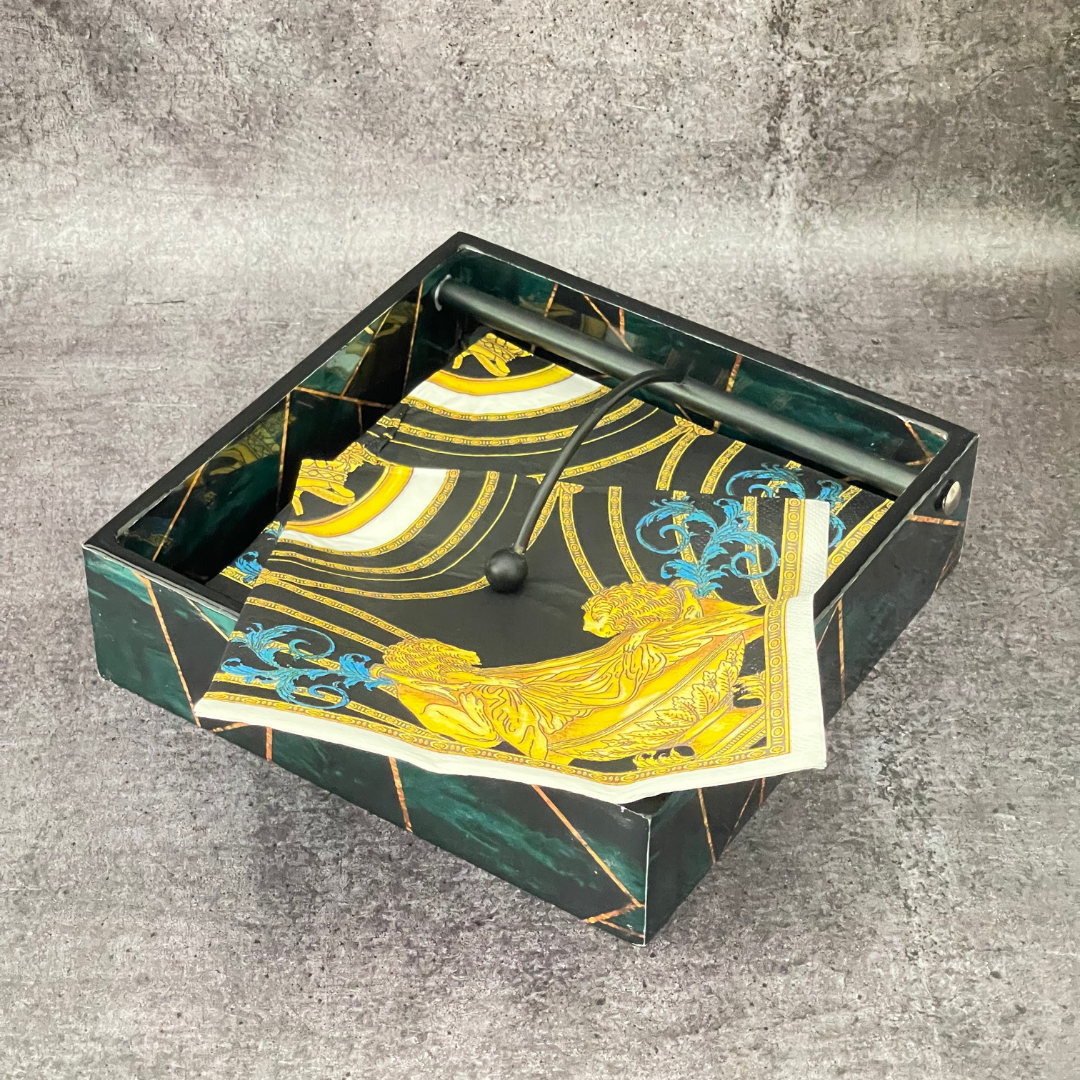 Elegant tissue tray for refined home decor

