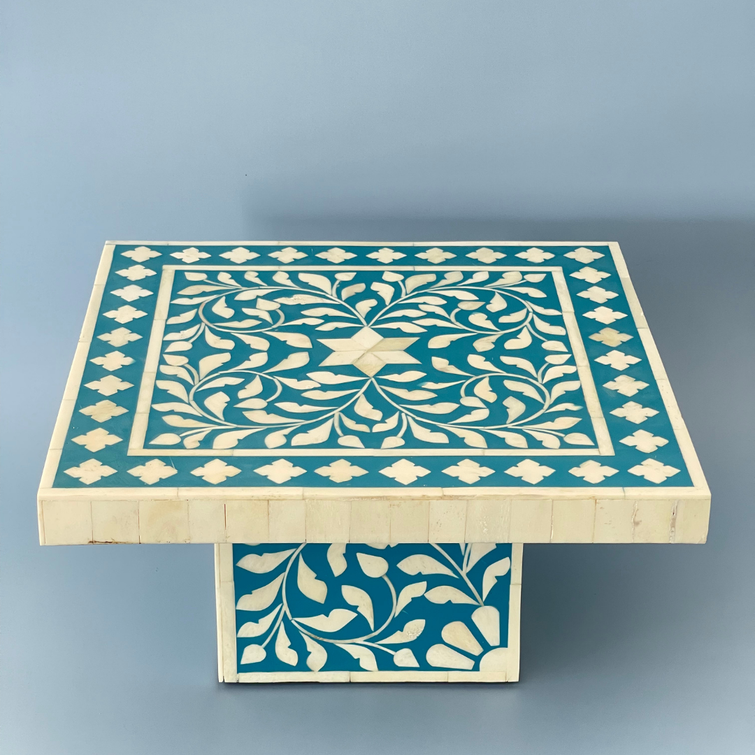 Handcrafted Green Luxury Bone Cake Stand	