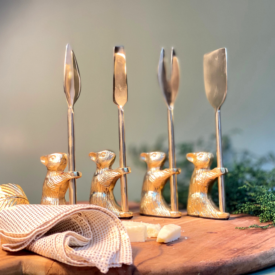 Handcrafted luxury Antique cheese knife collection