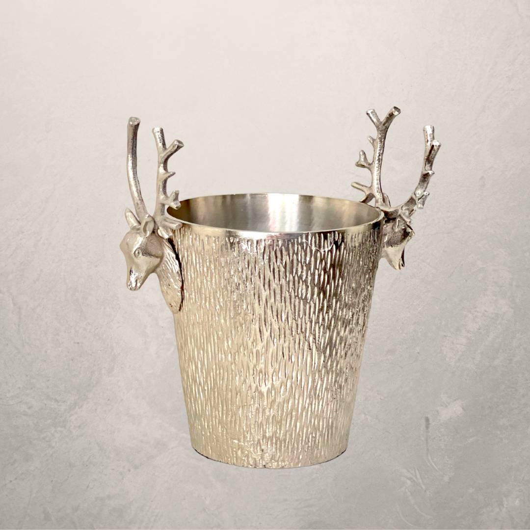 Handcrafted Stag Wine Cooler	Premium ice bucket 