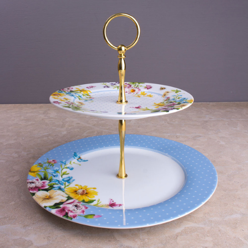 Elegant Katie Alice 2-tier cake stand for special occasions
