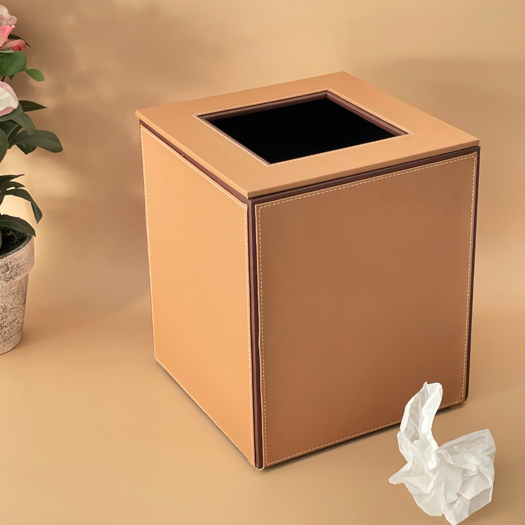 Luxe Brown Dustbin for Premium Homes	