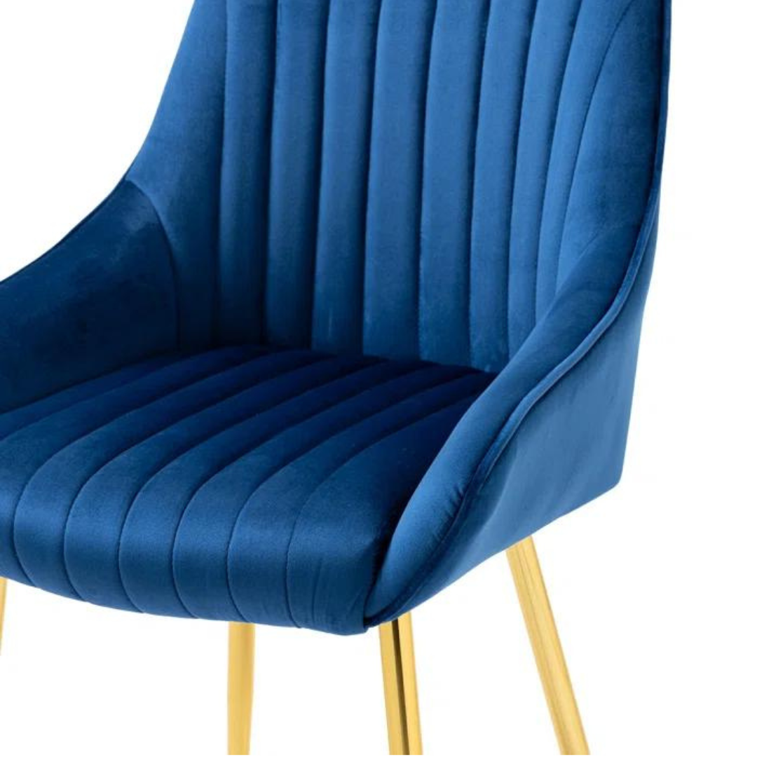 Elegant velvet upholstered lounge chair for luxury comfort
