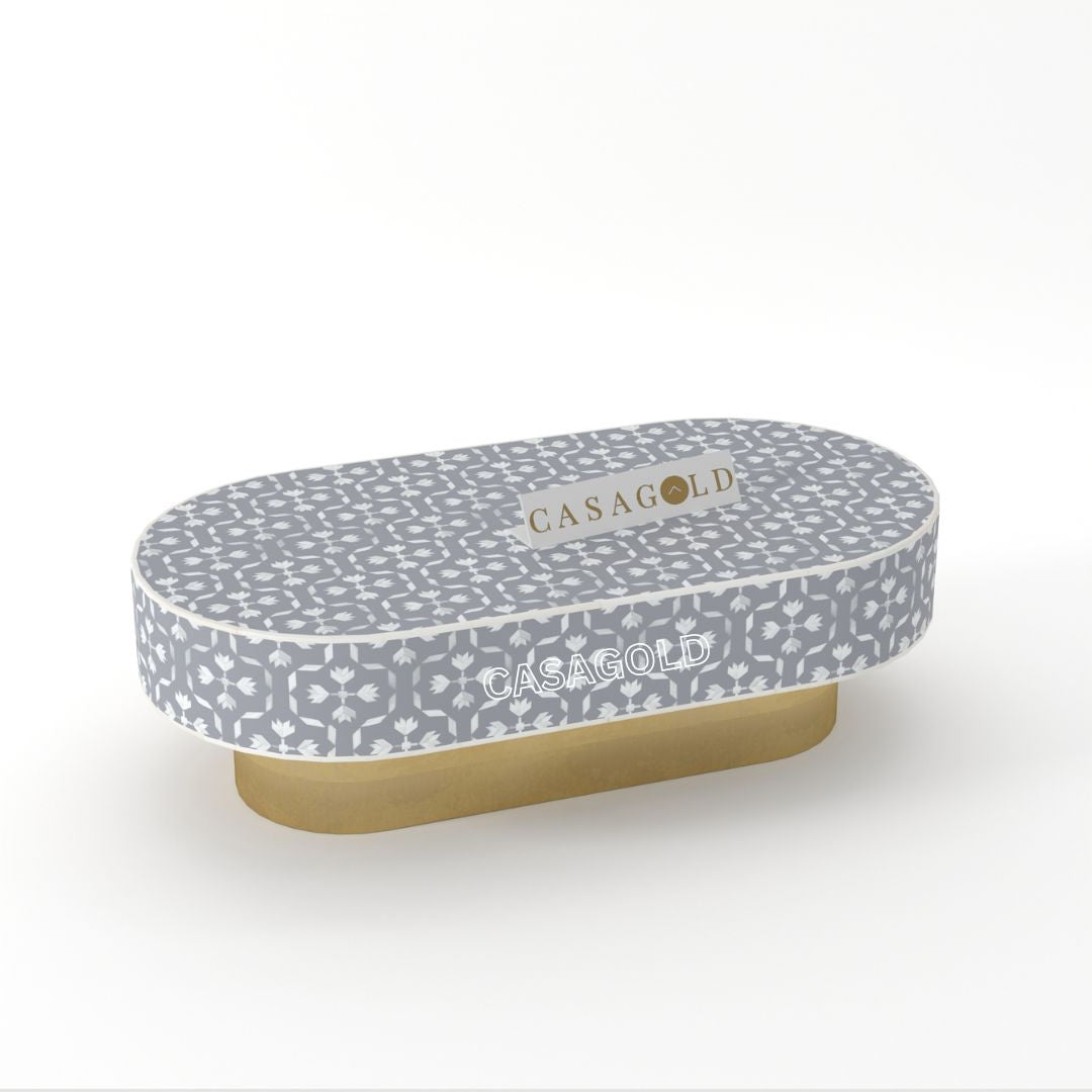Luxurious Bone Inlay Coffee Table for Modern Interiors
