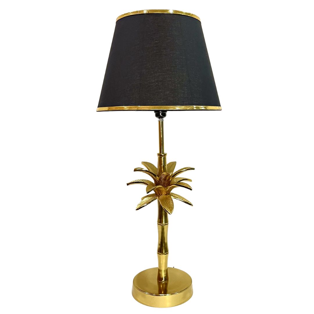Luxury Metal and Fabric Table Lamp for Warmth	