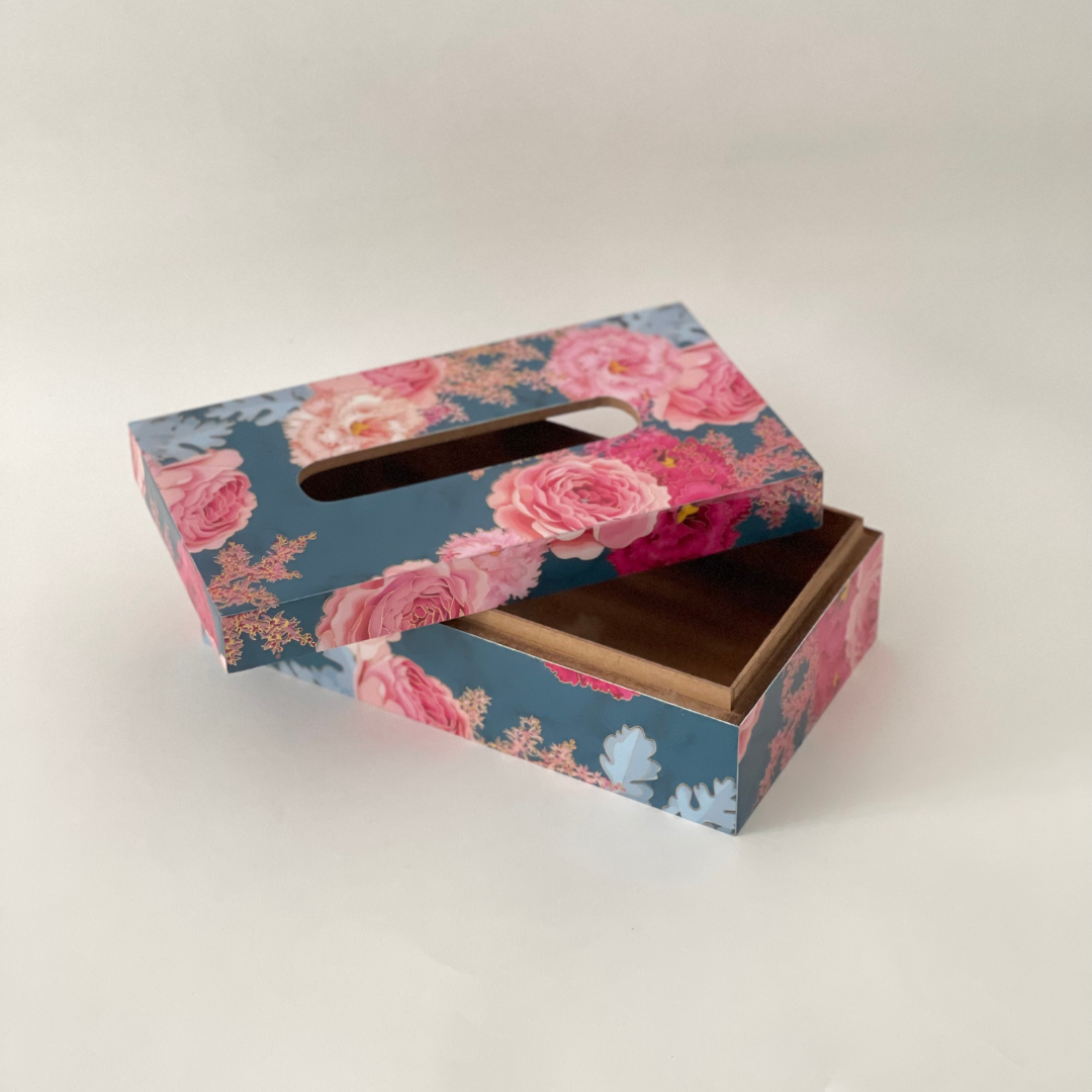 Premium wooden tissue box for sophisticated decor
