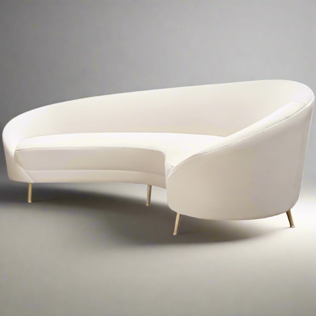 Mid-Century Modern Luxury Sofa	