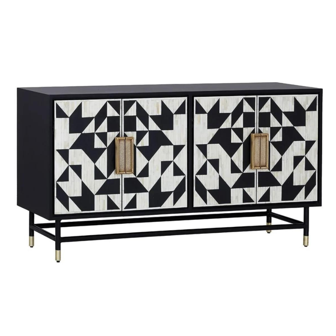 Minimalist kingsley bone inlay sideboard with sleek detailing.
