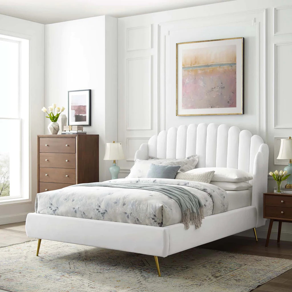 Modern queen wings bed for stylish bedrooms