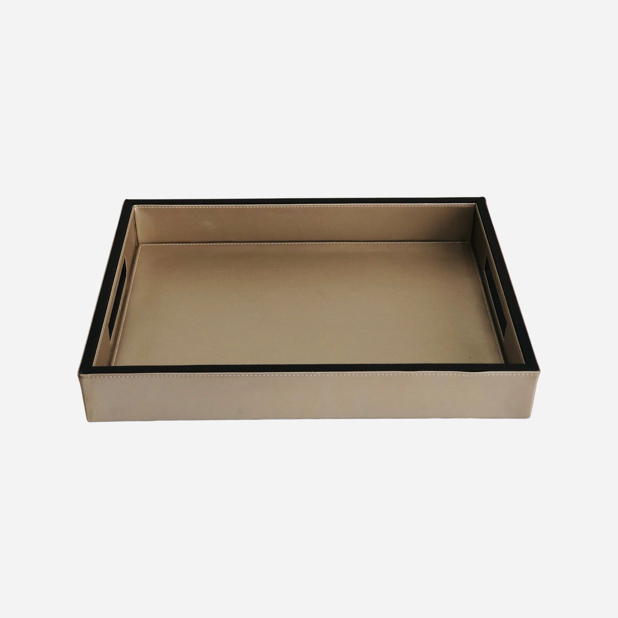 Modular leather organizer for customizable storage
