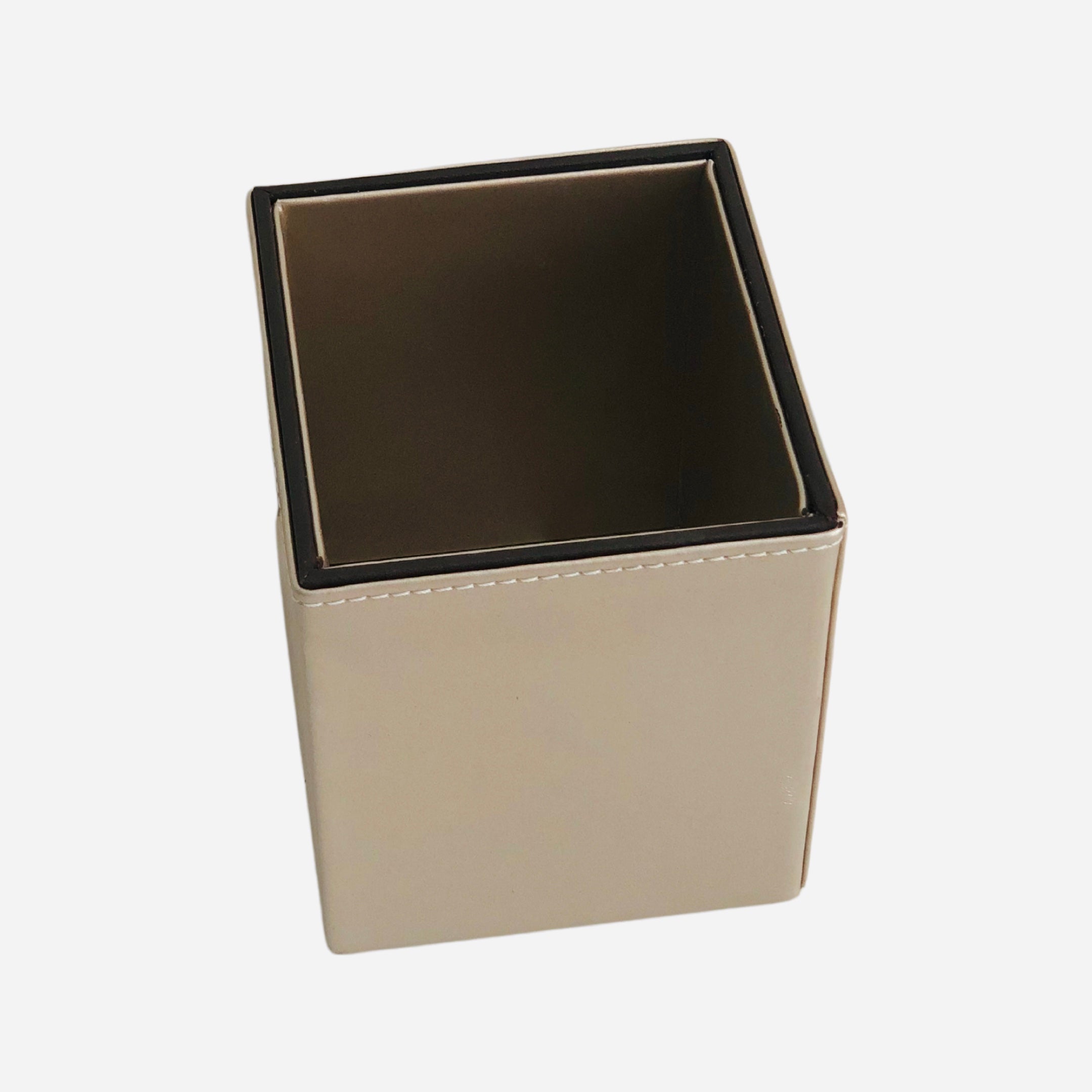Soft leather desk organizer for home workspaces

