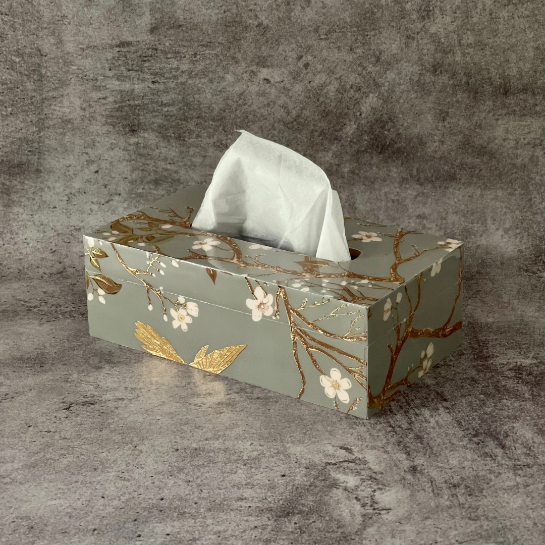 Stylish designer tissue box for modern interiors
