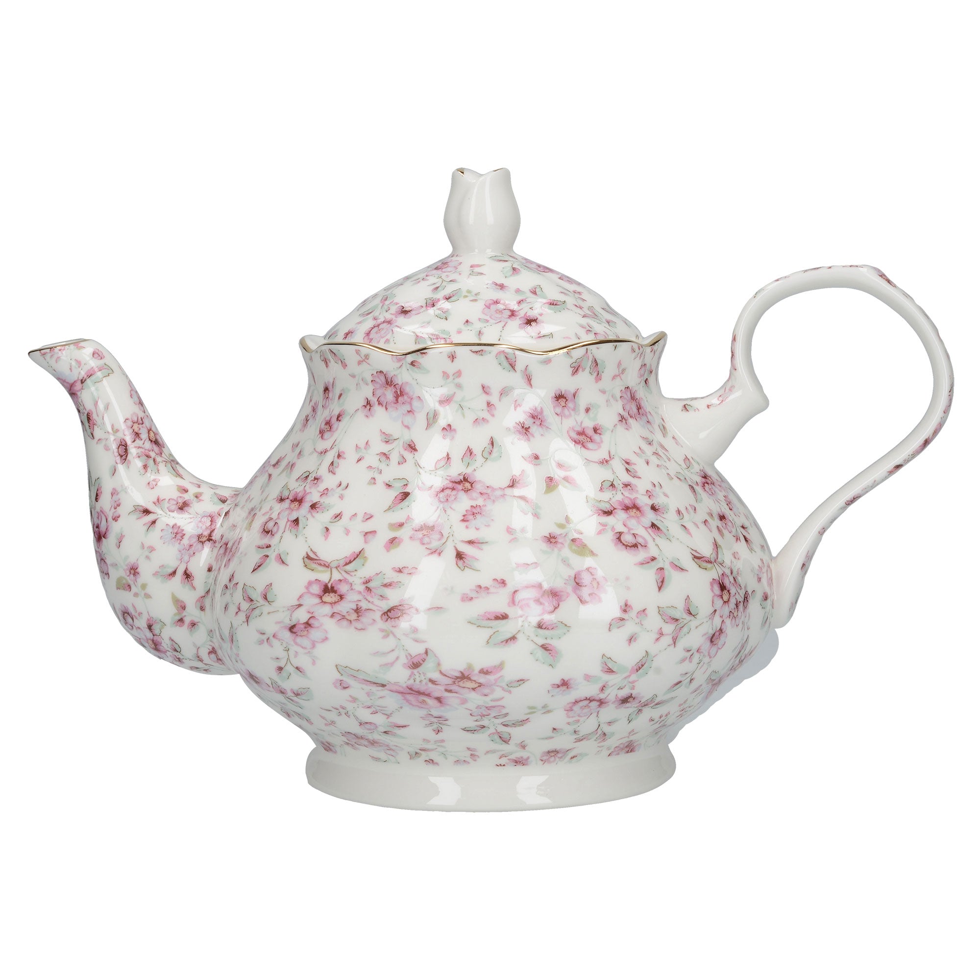 Ditsy Floral - Tea Pot with Sugar Bowl & Creamer Set