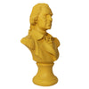 Mozart Bust Sculpture - Yellow