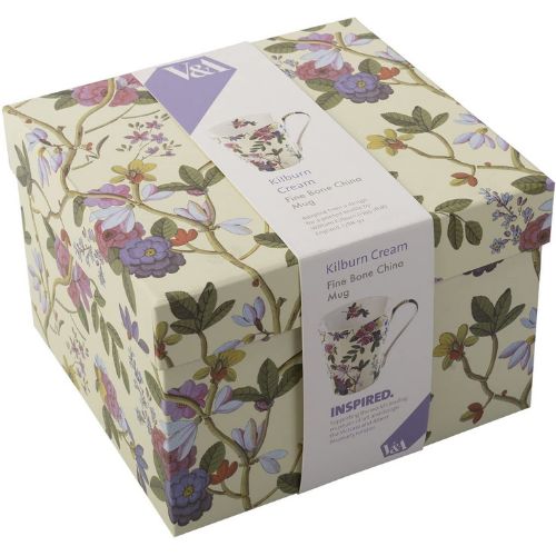 V&A Kilburn Cream Mug in Gift Box