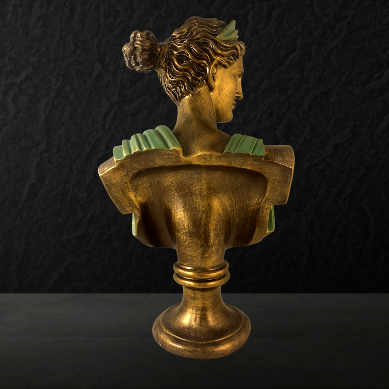 Diana Bust Sculpture in Bronze