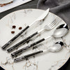Marble cutlery Set - 24 Pcs
