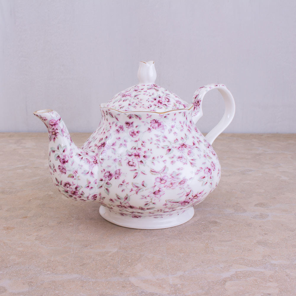 Ditsy Floral - Tea Pot with Sugar Bowl & Creamer Set