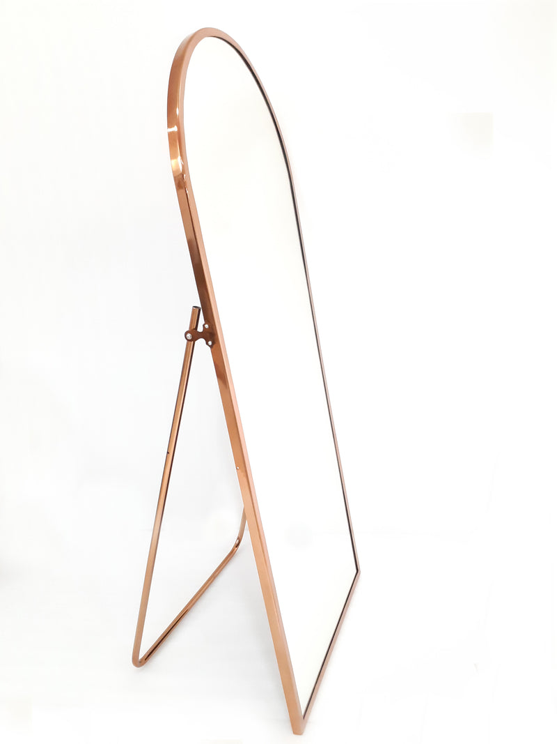 Metal Arch Mirror with Stand